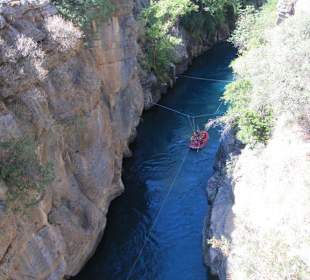 Rafting auf dem Fluss