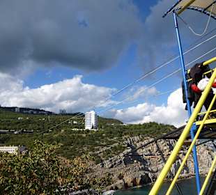 Über diese Schlucht konnte man fliegen