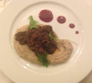 Srnčí maso s kaštanovým pyré