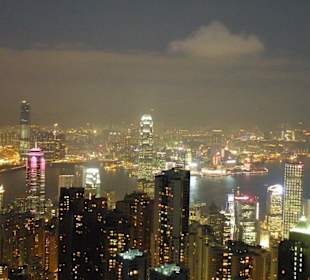 The Peak Ausblick nachts