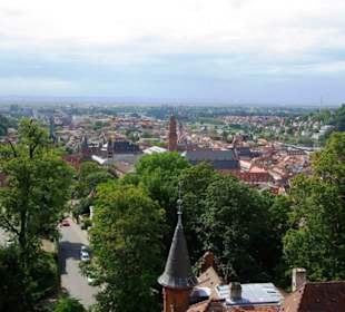 Der Ausblick vom Schloss