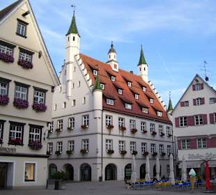 Aufwendig restaurierte Gebäude in der Altstadt