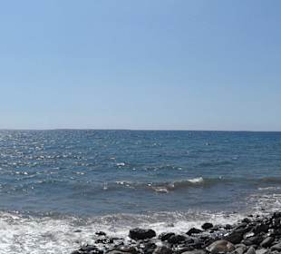 Strand neben dem Hotelstrand