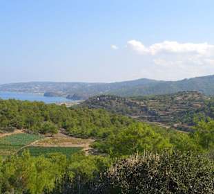 Aussicht von der Burg Kritinia Castle