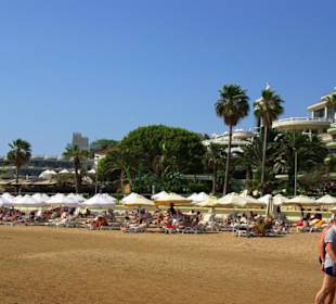 Vom Sunrise Richtung Side am Strand