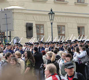 Wachablösung am Prager- Schloss 