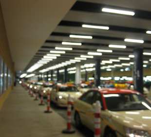 Taxenstand in der Dubai Mall