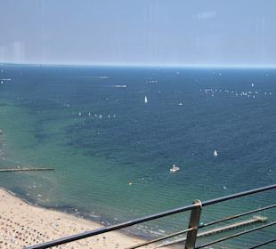 Ausblick auf den Travemünder Strand