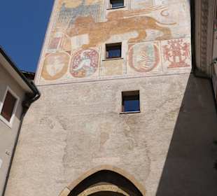 Beim Torturm der Porta Dieda in Bassano del Grappa