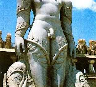 Jainsfigur in Srivanabelagola