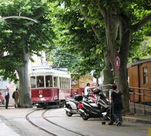 historische Straßenbahn