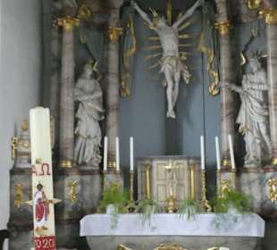 Die Kreuzkapelle in Hofheim in Unterfranken