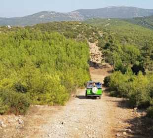 Route durch die Feldwege