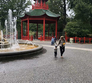 Chinesische Anlage im Zoo