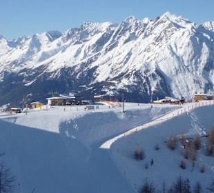 Mitten im Skigebiet