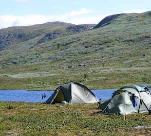 Nachtlager unter der Mitternachtssonne