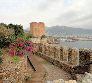 Weg vom Roten Turm zur Werft
