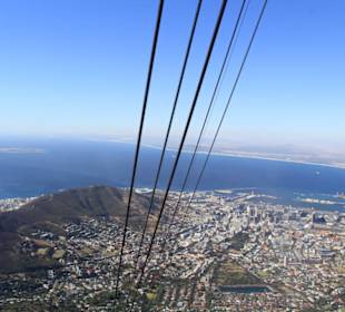 Tafelberg aus Seilbahn 