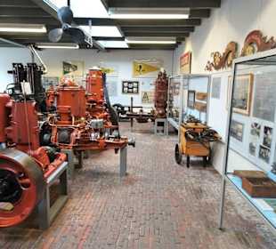 In der Maschinenhalle des Museums