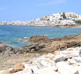 Blick auf Naxos Stadt