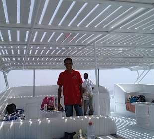 Mohamed  bei der Arbeit