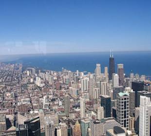 Blick vom Sears Tower auf Chicago