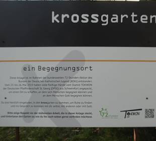 Krossgarten bei der Kilianskirche in Schweinfurt