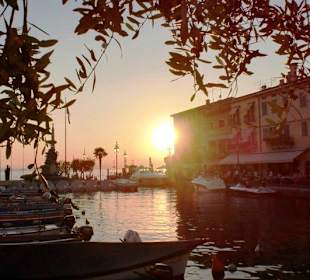 Abendstimmung Hafen von Lazise