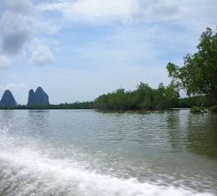 Auf dem Weg zu James Bond Island