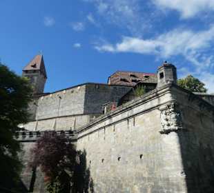 Bei der Besichtigung der Veste Coburg