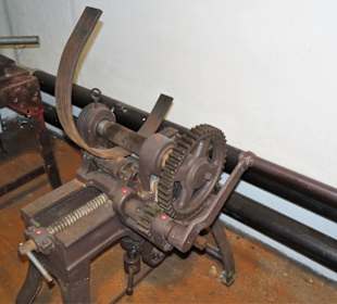 In der Werkstatt-Halle des Museums Kupfermühle