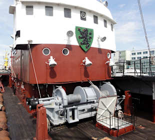 Auf dem Hauptdeck der "GERA"