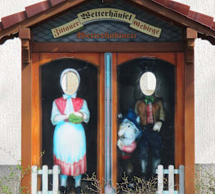 Einmaliges lebensgroßes Wetterhäusel