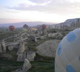Vista dalla mongolfiera