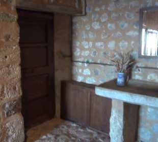 Stall + kleine Bibliothek