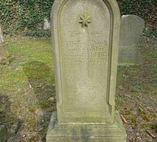 Grab mit sechseckigem Davidstern