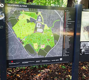 Der Plan des Altonaer Volkspark