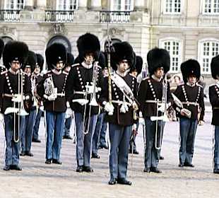 Königliche Garde beim Wachwechsel