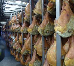 Bis zu zwei jahren lagernde Schinken