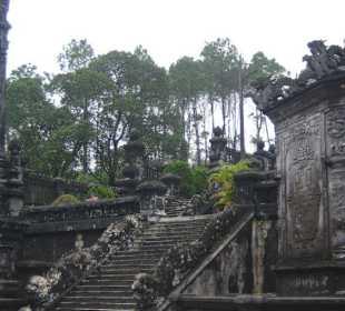 Eine der vielen Treppen.