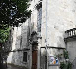 Blick zur Aachener Annakirche in der Annastraße