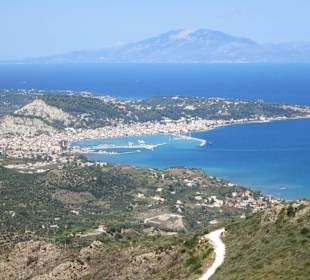 Zakynthos Stadt vom Skopos aus