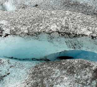 Ghiacciaio Myrdal crepaccio