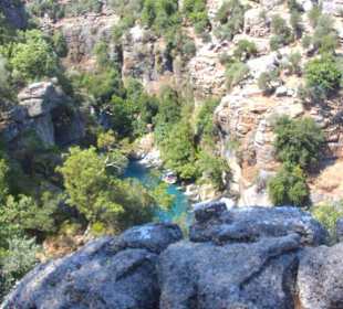 Canyon mit Fluß