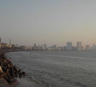 Die Westküste von Bombay mit dem Marine Drive