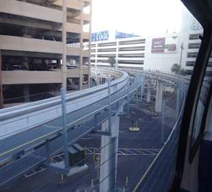 Mit der Mono Rail über Las Vegas