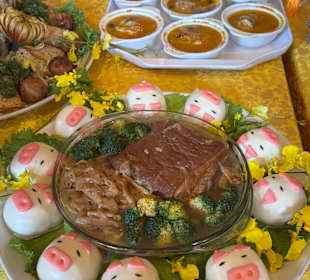 Opfergaben im Koxinga Shrine