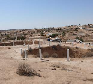 Höhlenwohnungen der Star Wars Kulisse