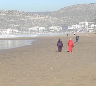Strand Richtung Agadir