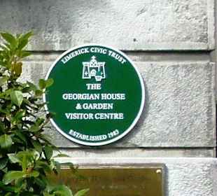 Plakette des Visitor Centre
